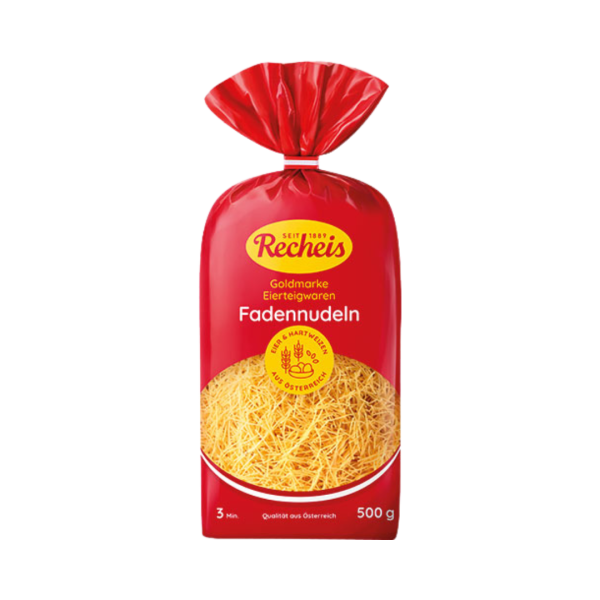 Recheis Goldmarke Fadennudeln, 550 Gramm